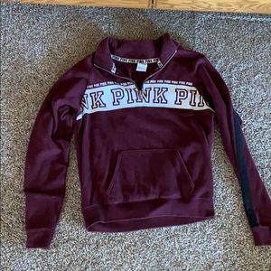 Victoria’s Secret Pink quarter zip sweatshirt